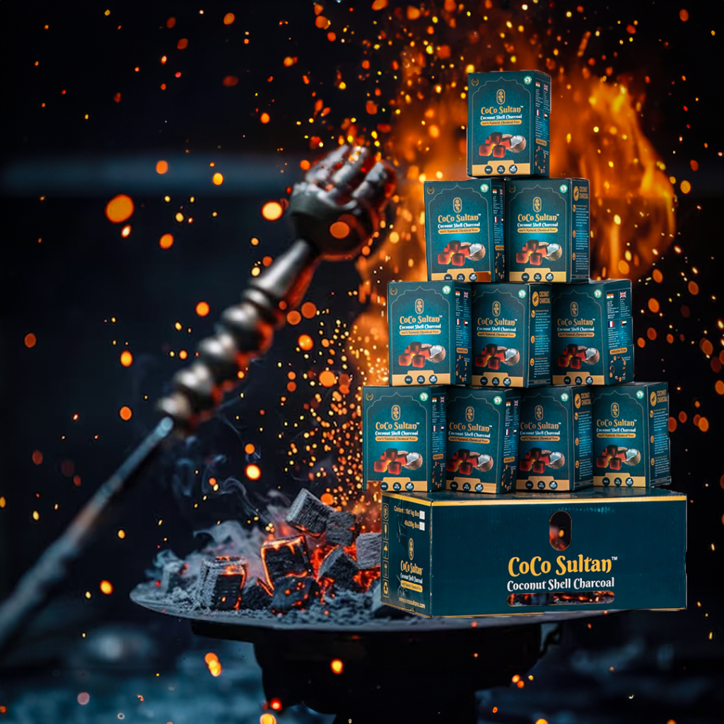 Master box bulk packaging for coconut charcoal for shisha